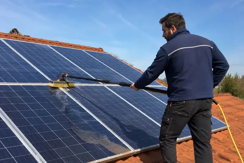 Nettoyage et entretien de panneaux solaires à Guégon