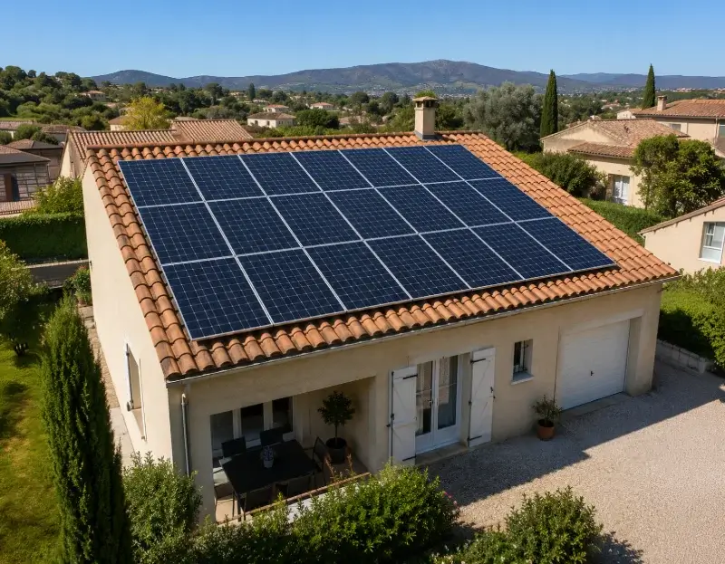 Prime à l'autoconsommation panneaux solaires Guégon — aide financière de l'État